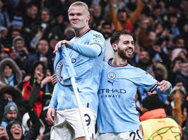  哈兰德戴帽曼城大胜升班马  